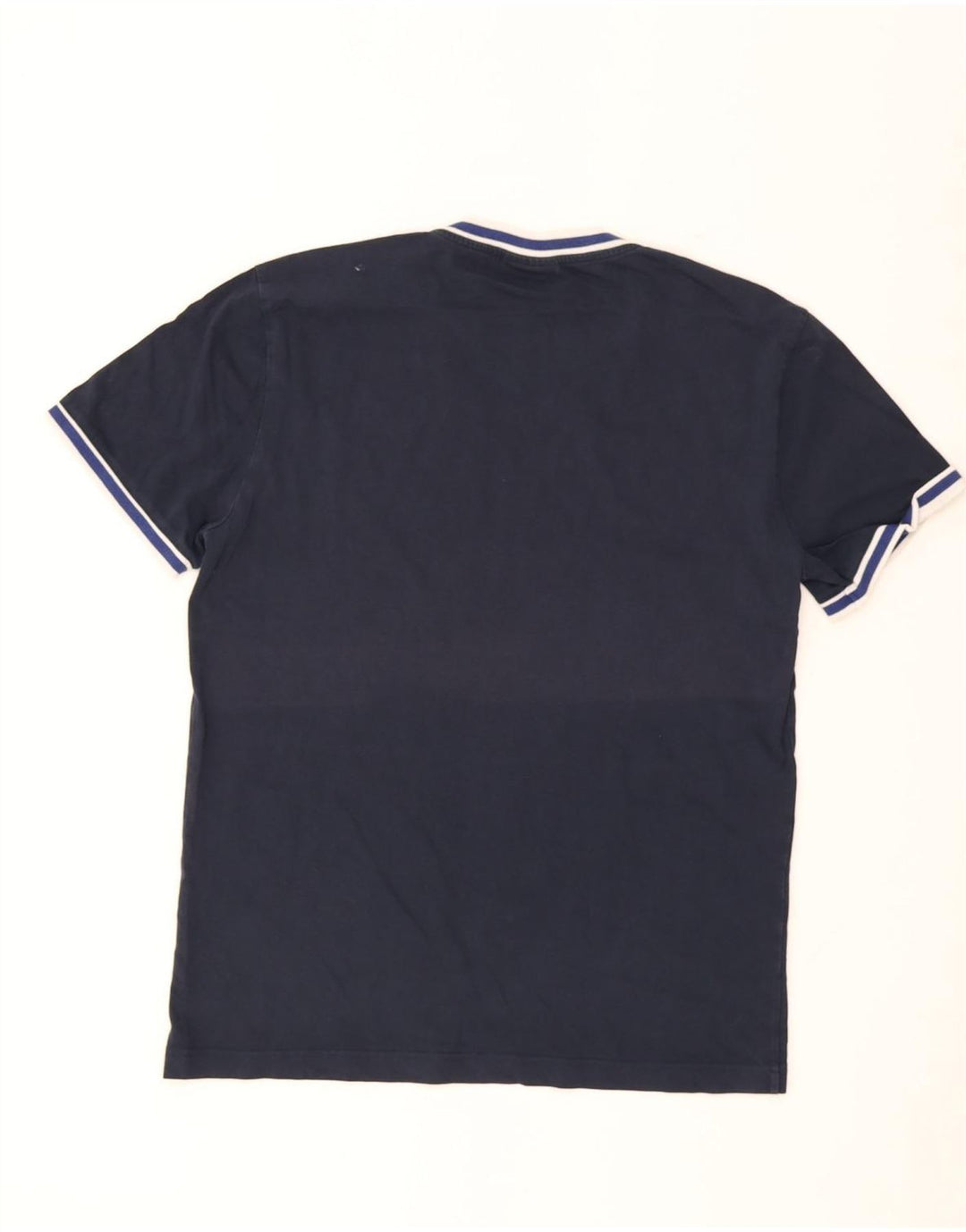 Calvin Klein Herre T-Shirt Top Stor Marineblå Stribet