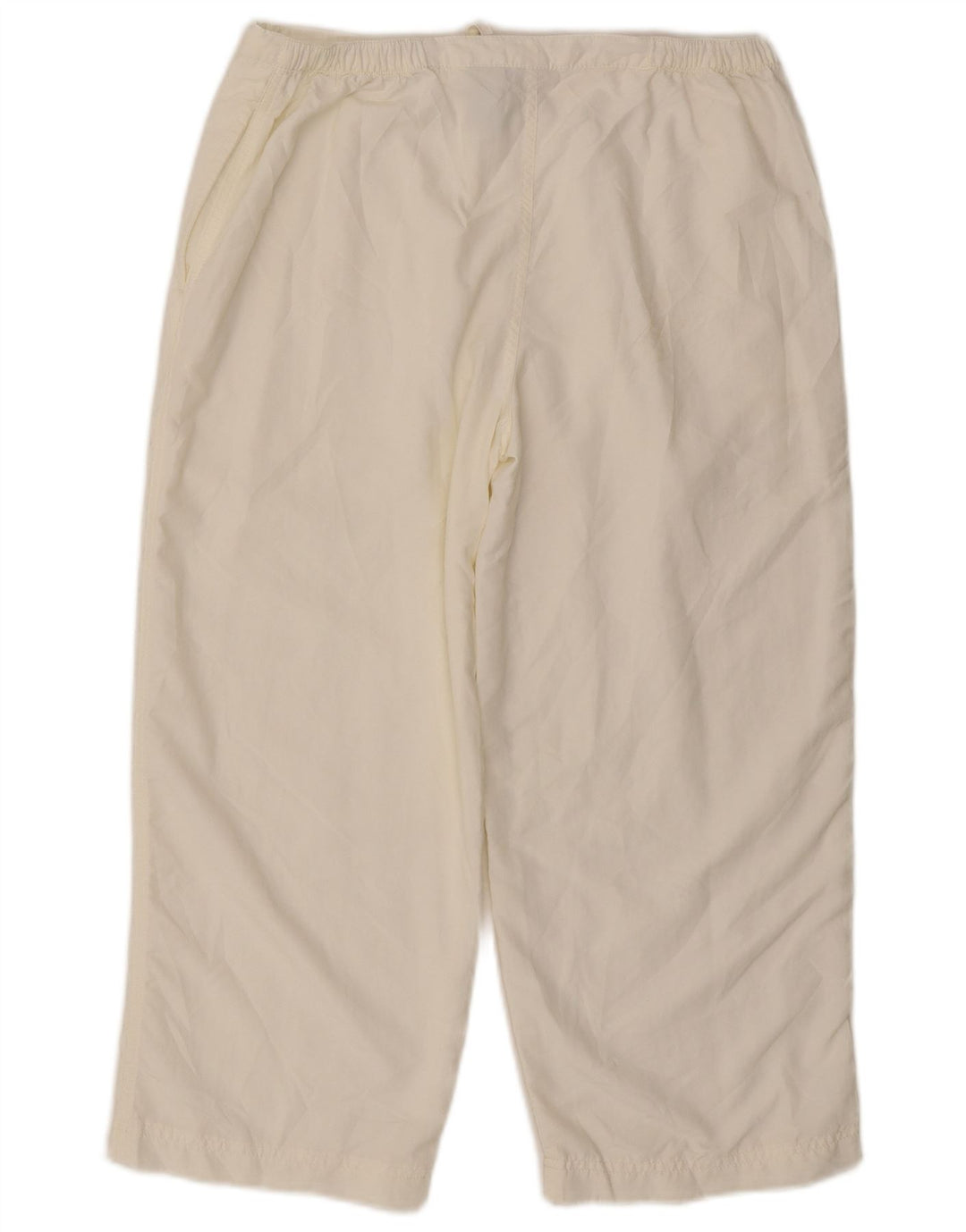 L.L.Bean Lige Capri-bukser til kvinder Small W27 L22 Hvid nylon