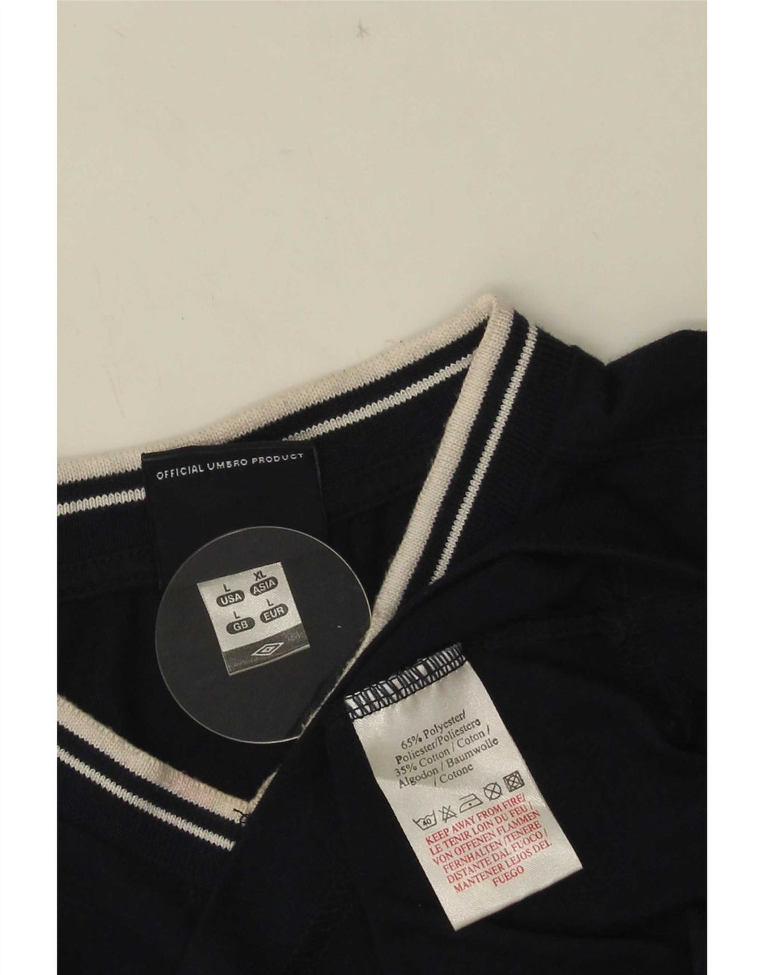 Umbro Herrevest Top Large Navy Blue Polyester