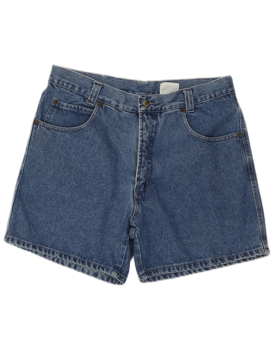 MC NEAL Mens Denim Shorts IT 52 XL W36 Blue Cotton