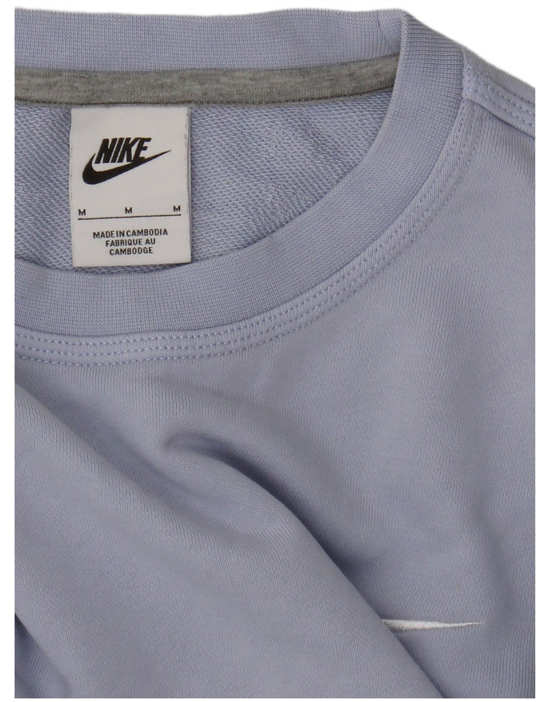 Nike Dame Sweatshirt Jumper UK 14 Medium Blue