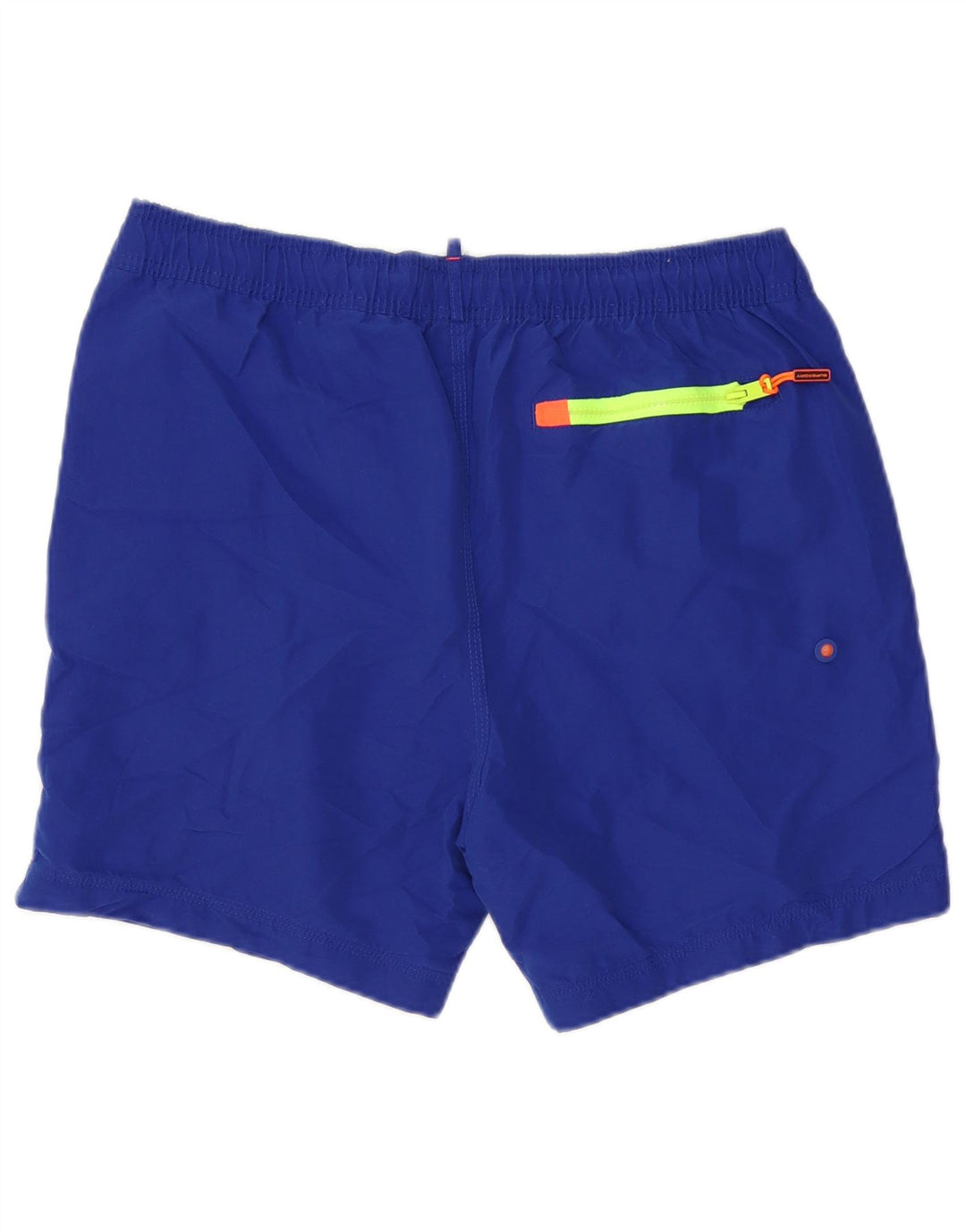Superdry Grafiske svømmeshorts til mænd, store blå polyester