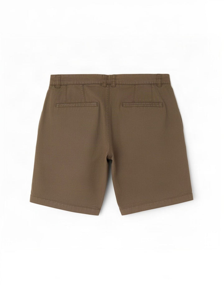 Dacks Herre Regular Fit Chino Shorts IT 48 Medium W32 Khaki Linen