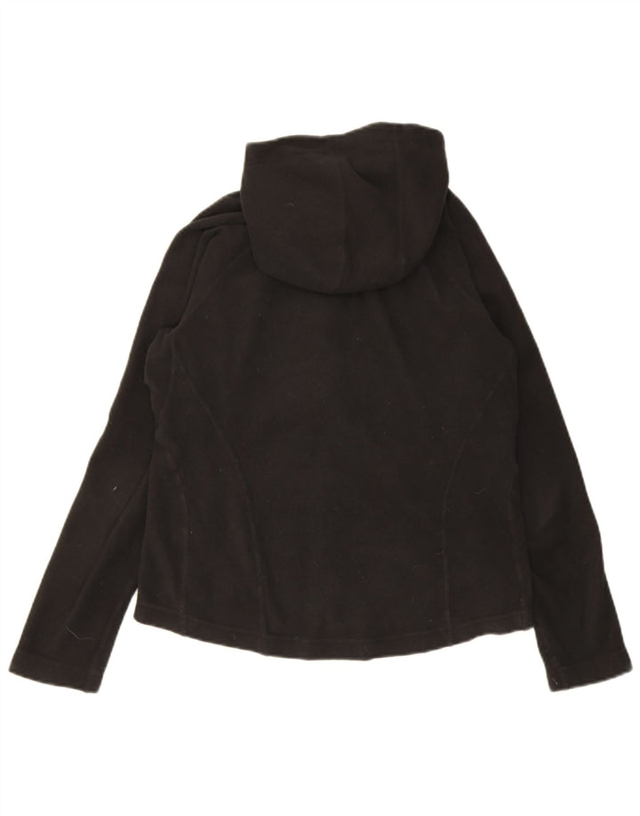 The North Face Fleecejakke med hætte til kvinder UK 12 Medium Sort Polyester