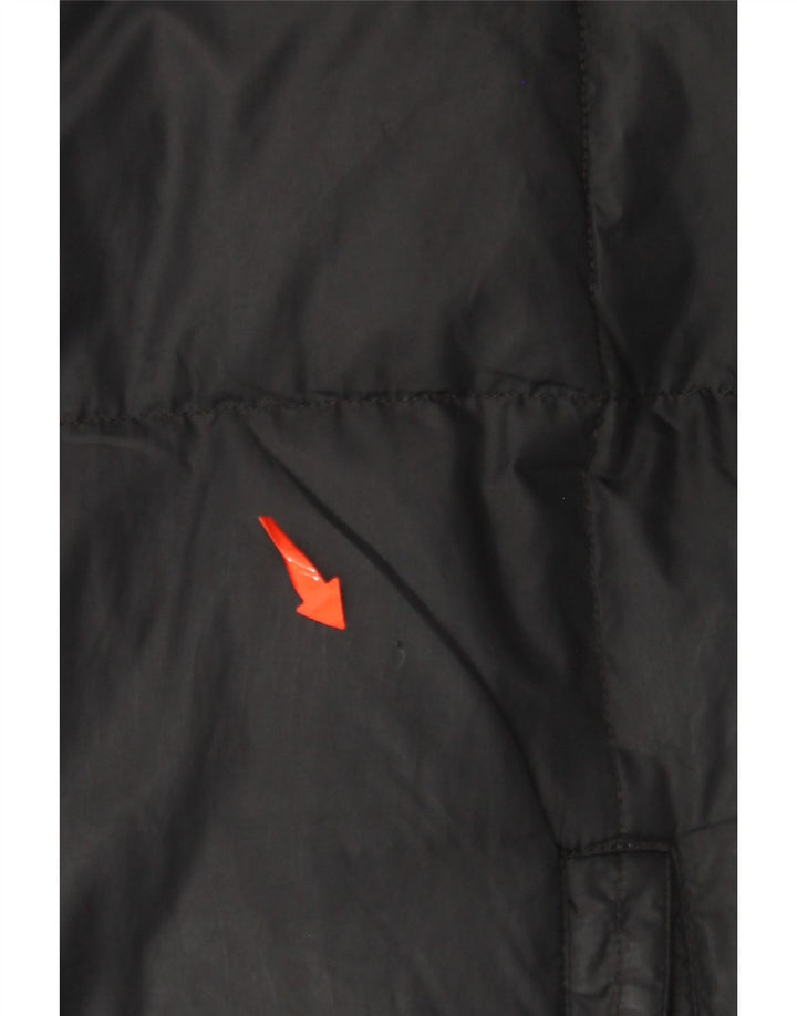 TOMMY HILFIGER Herre hættepolstret jakke UK 42 XL Sort polyester