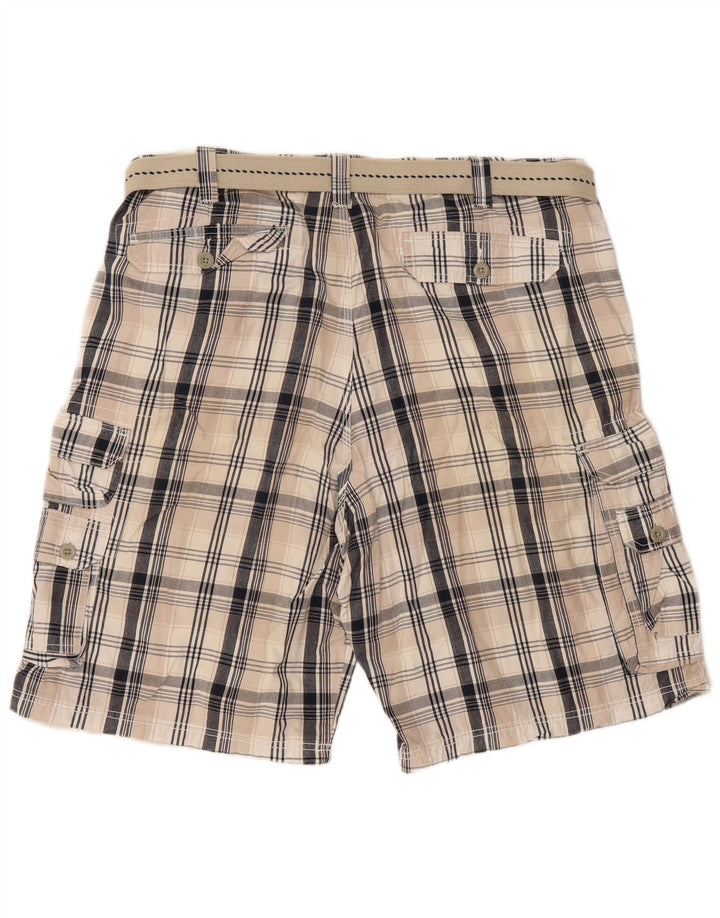 Lee Herre Dungarees Cargo Shorts W42 2XL Beige ternet bomuld