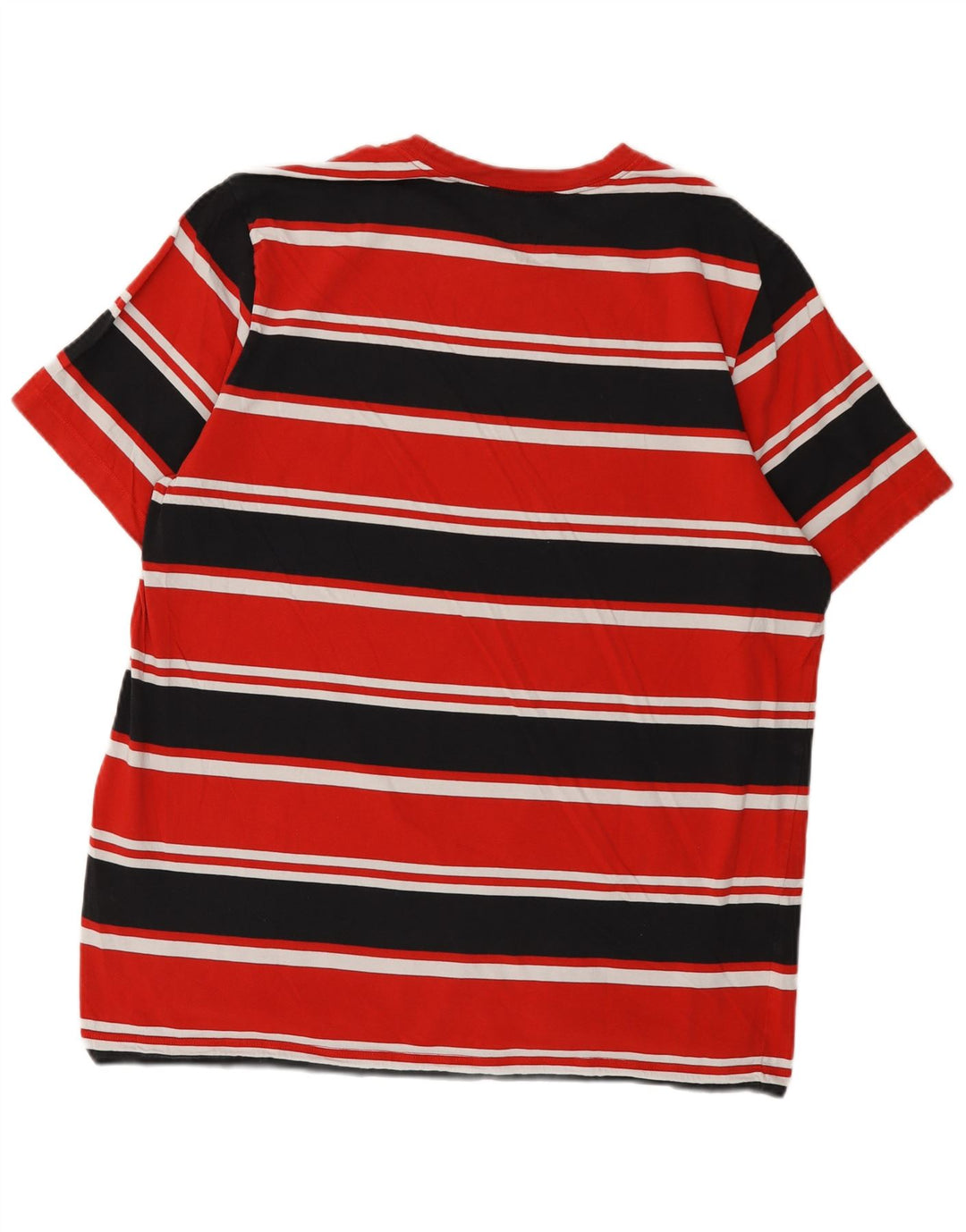 Nike T-shirt top til mænd XL rødstribet bomuld