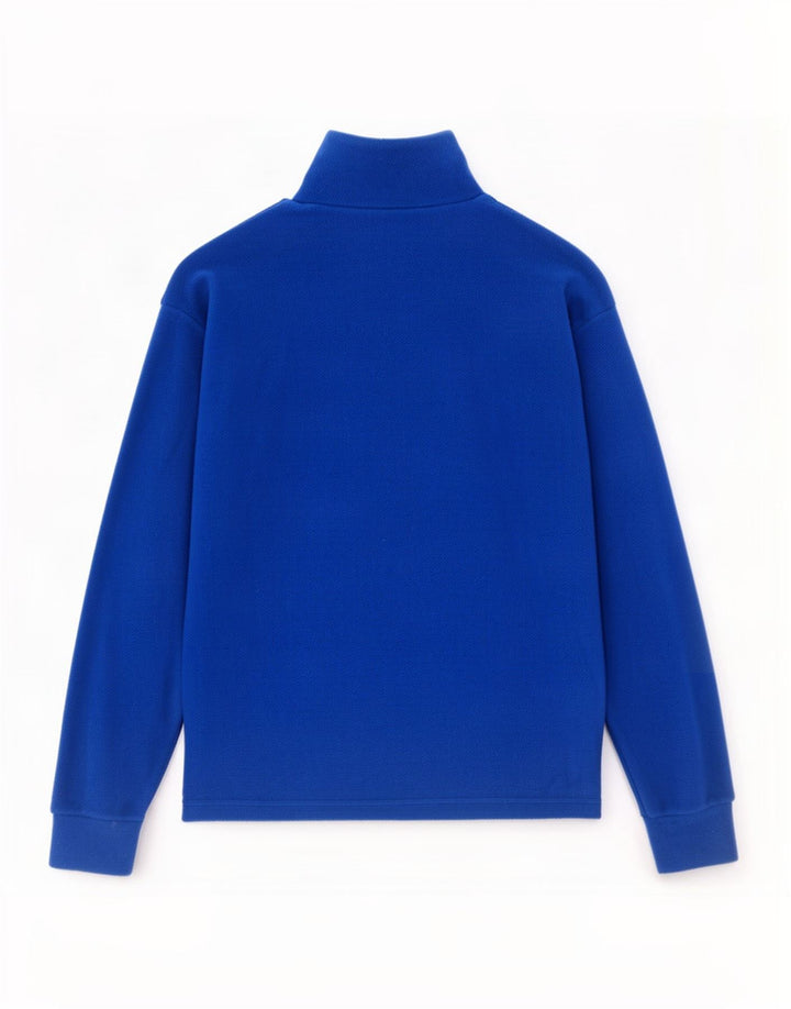 Fila Herre lynlåshals Fleece Jumper IT 52 Stor Blå Polyester