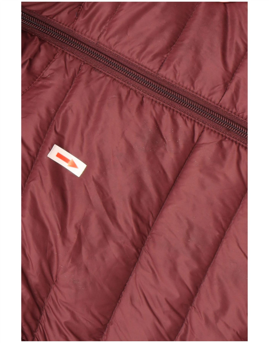 Schott Herre hættepolstret jakke UK 40 Large Burgundy Nylon
