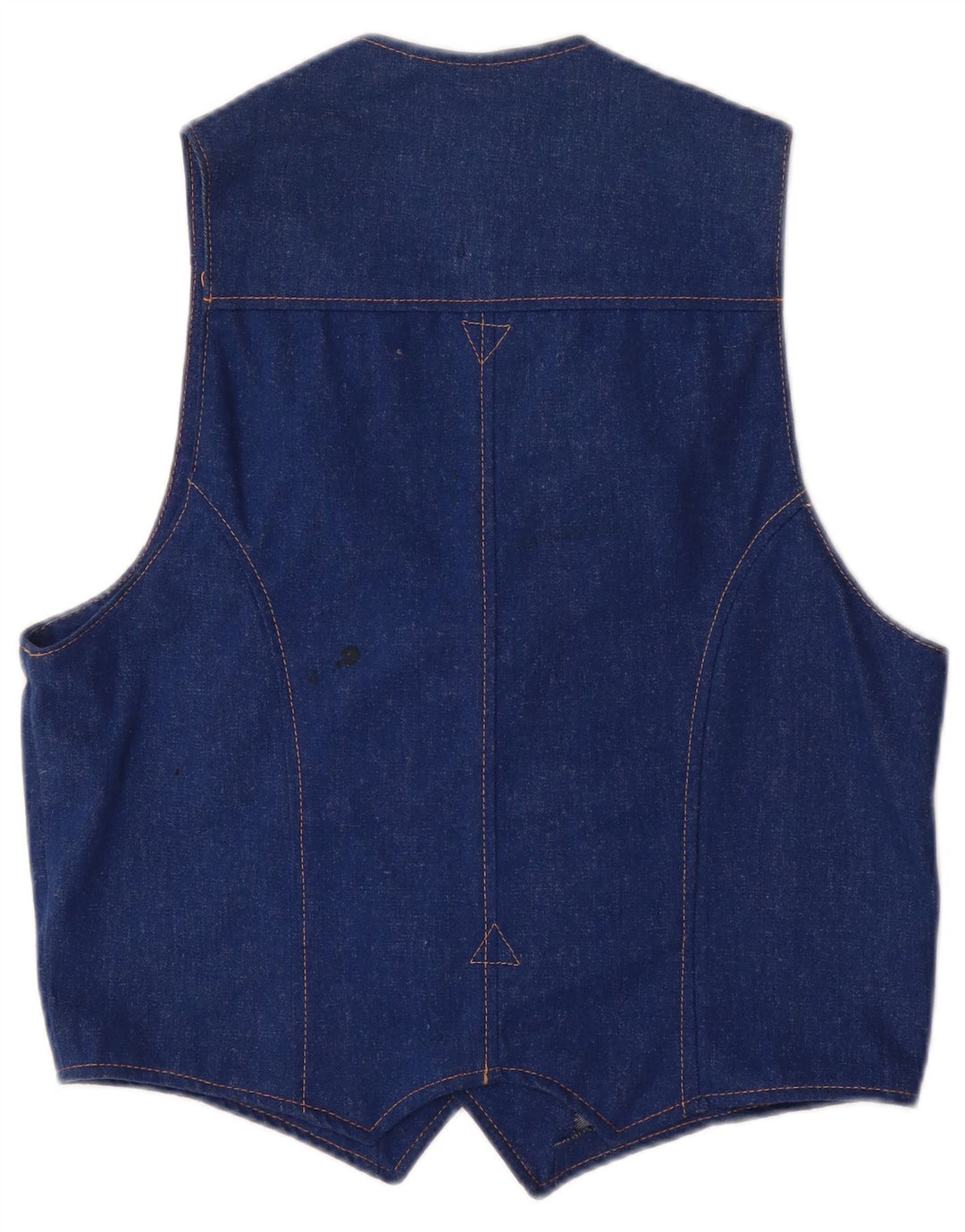 VINTAGE Dame denim vest UK 14 Medium Blue