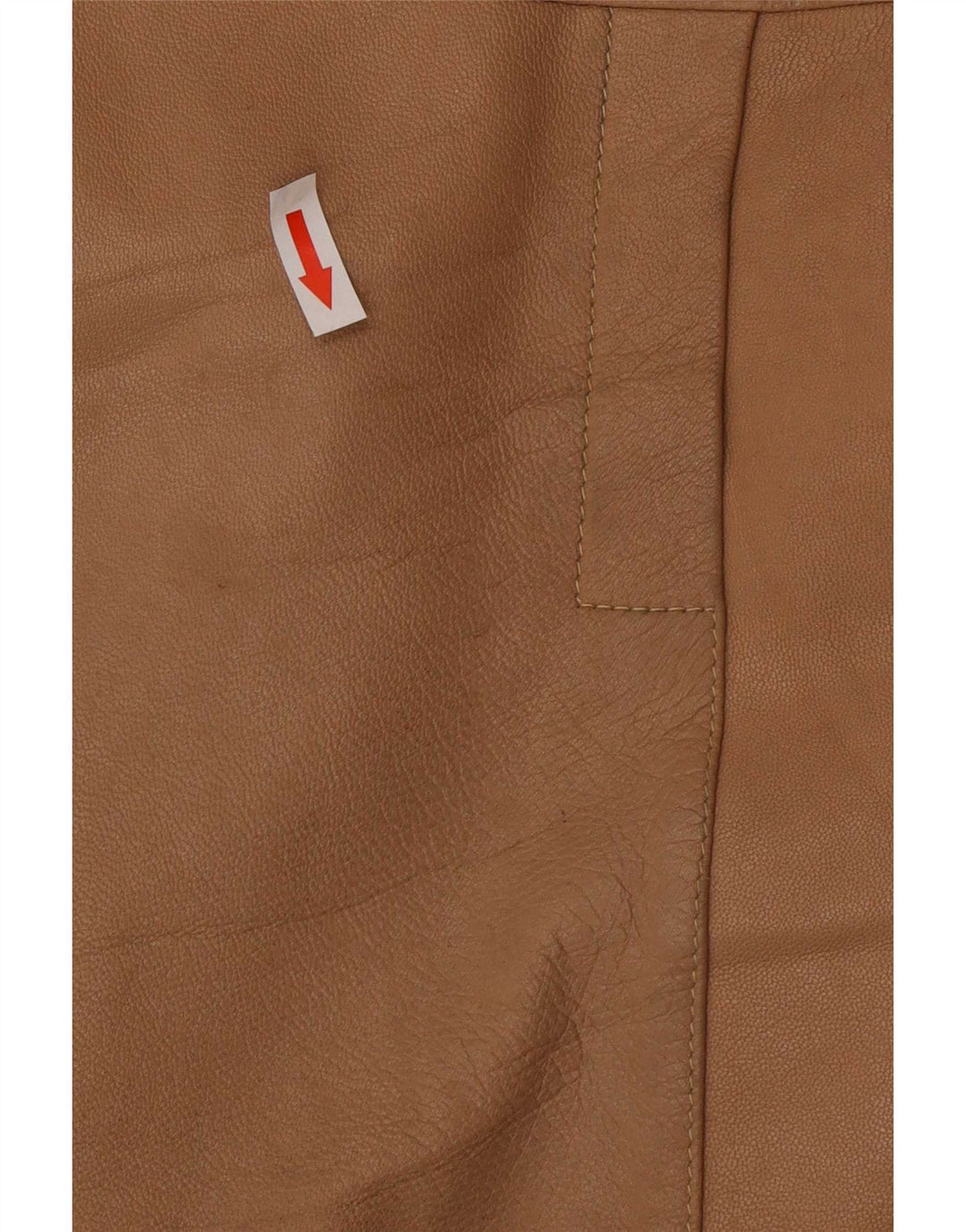 Vintage herre læderjakke lille brun