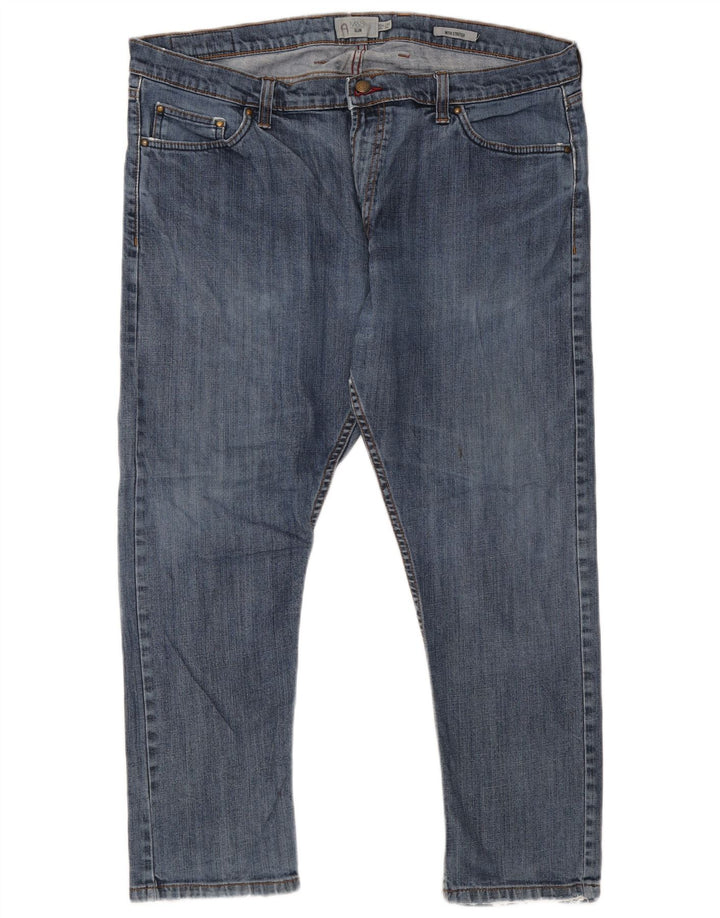 Marks & Spencer Herre Slim Jeans W40 L29 Blå Bomuld