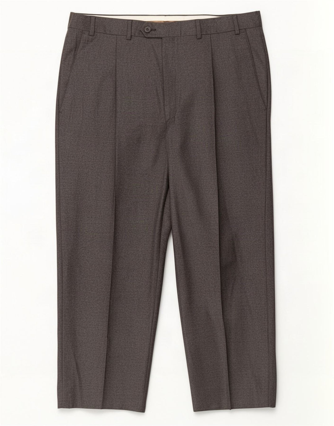 Marks & Spencer Herre Crop Suit Bukser W36 L24 Grå uld