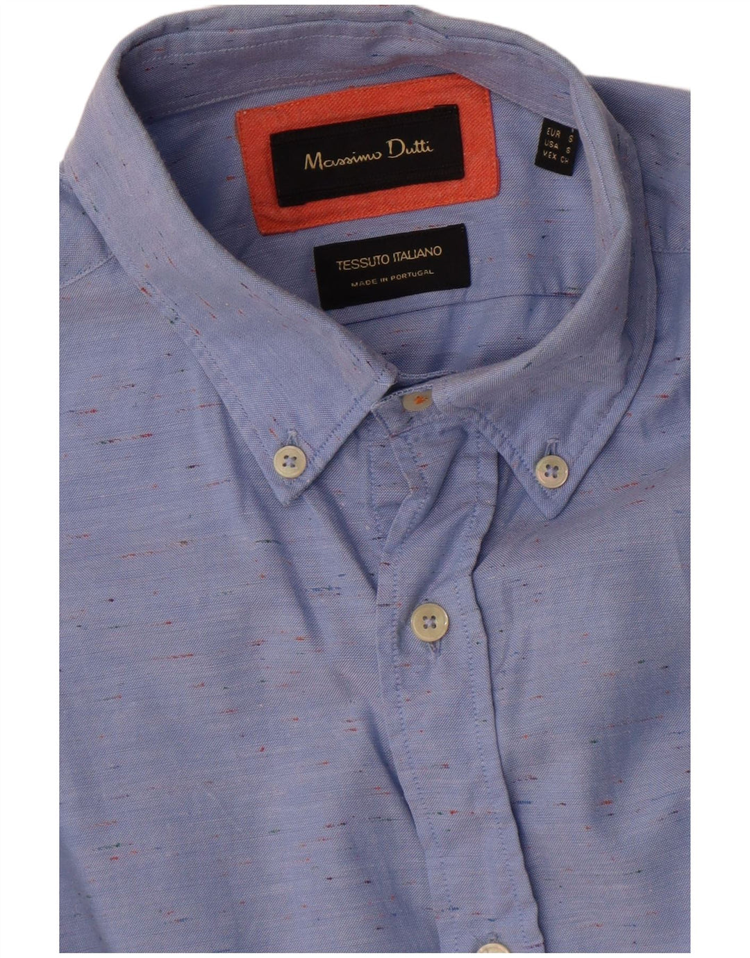Massimo Dutti Herreskjorte Lille Blå Flecked