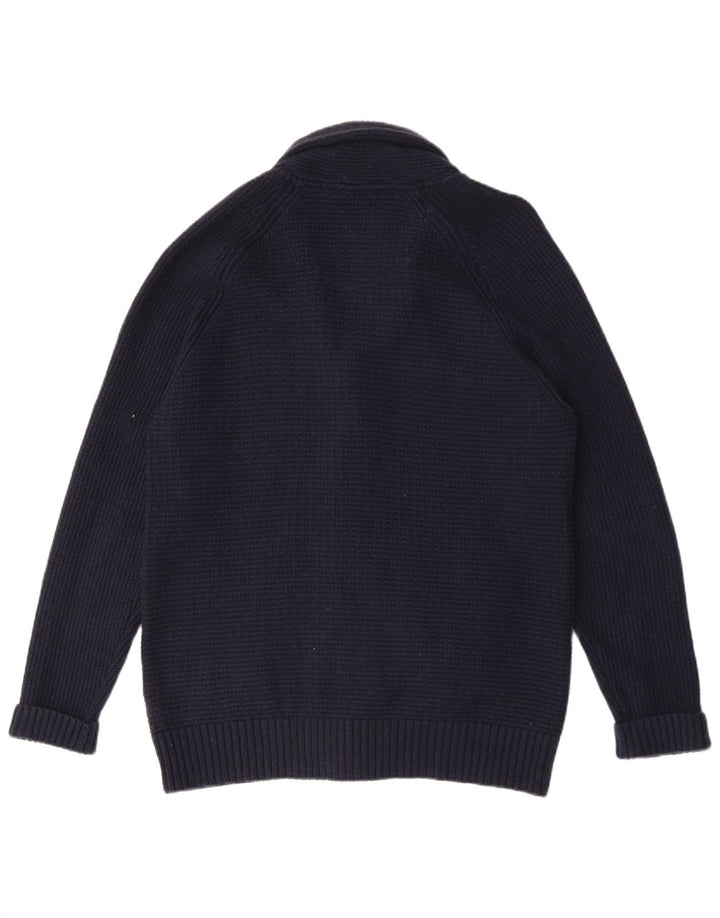FAT FACE Herre cardigan sweater XL marineblå bomuld