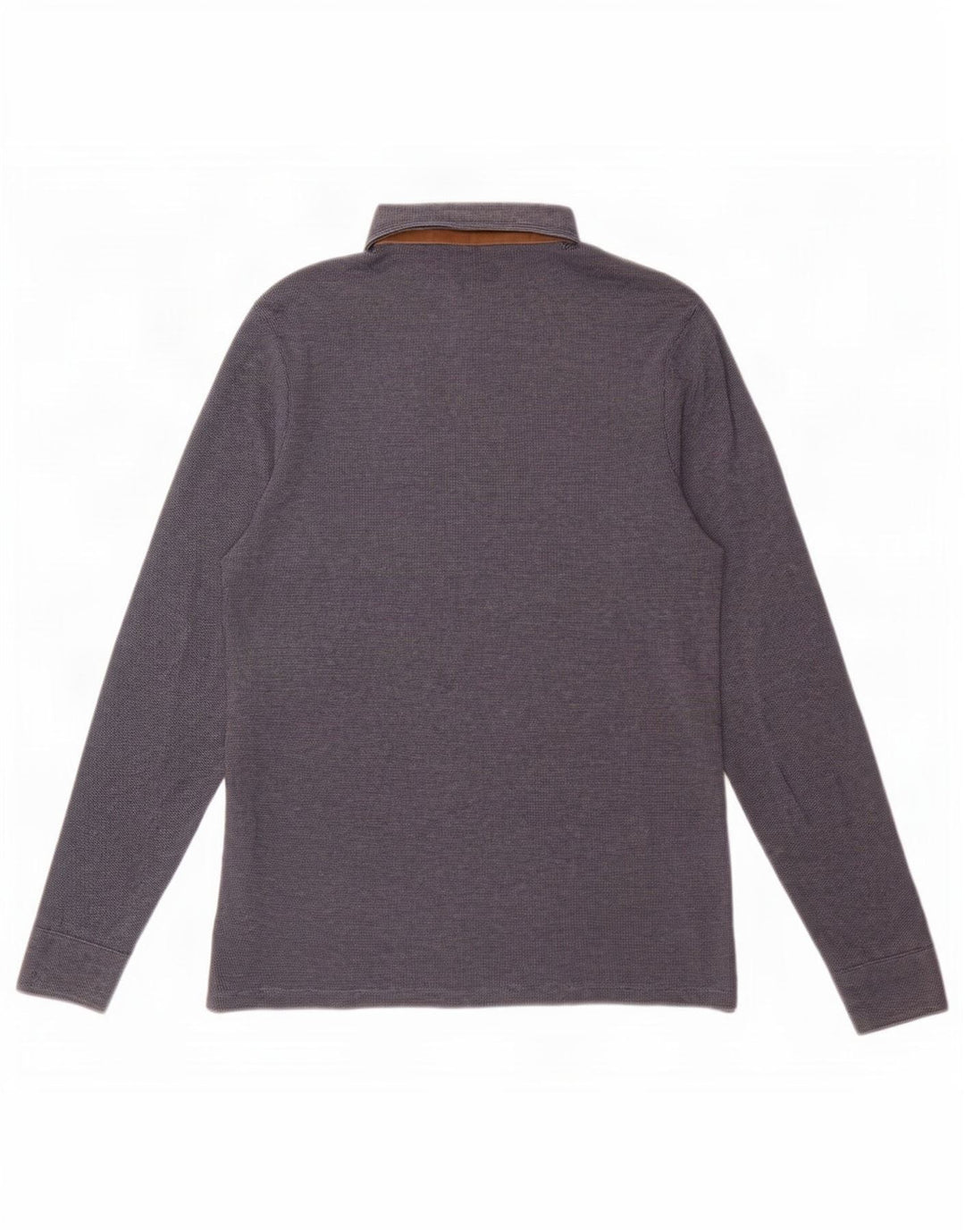 Massimo Dutti Langærmet herre poloshirt Medium Navy Blue