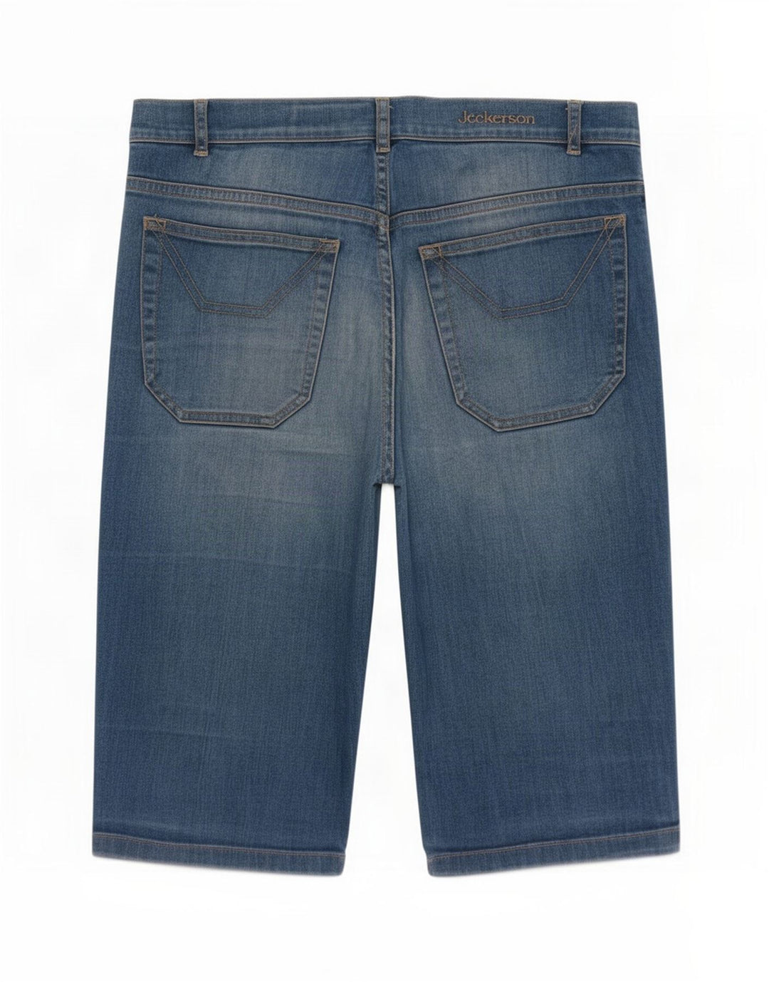 Jeckerson Dame Bermuda Denim Shorts Medium W30 Blå Bomuld
