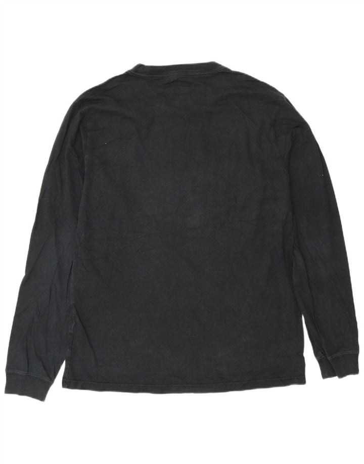 Converse Herre Top Langærmet Medium Sort Bomuld