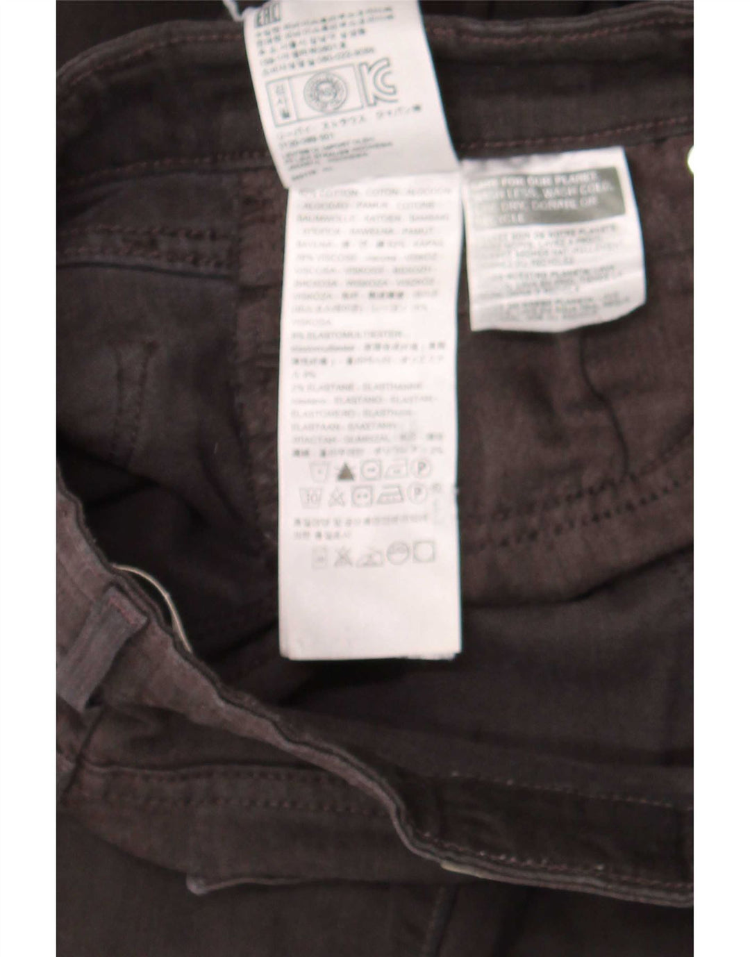 Levi's Dame 712 Slim Jeans W26 L30 Sort Bomuld