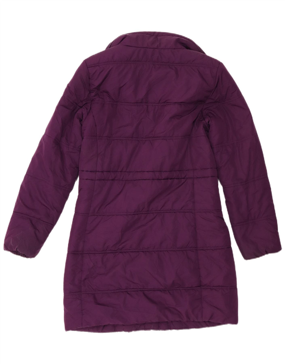 Marks & Spencer Polstret frakke til kvinder UK 10 Lille lilla polyester