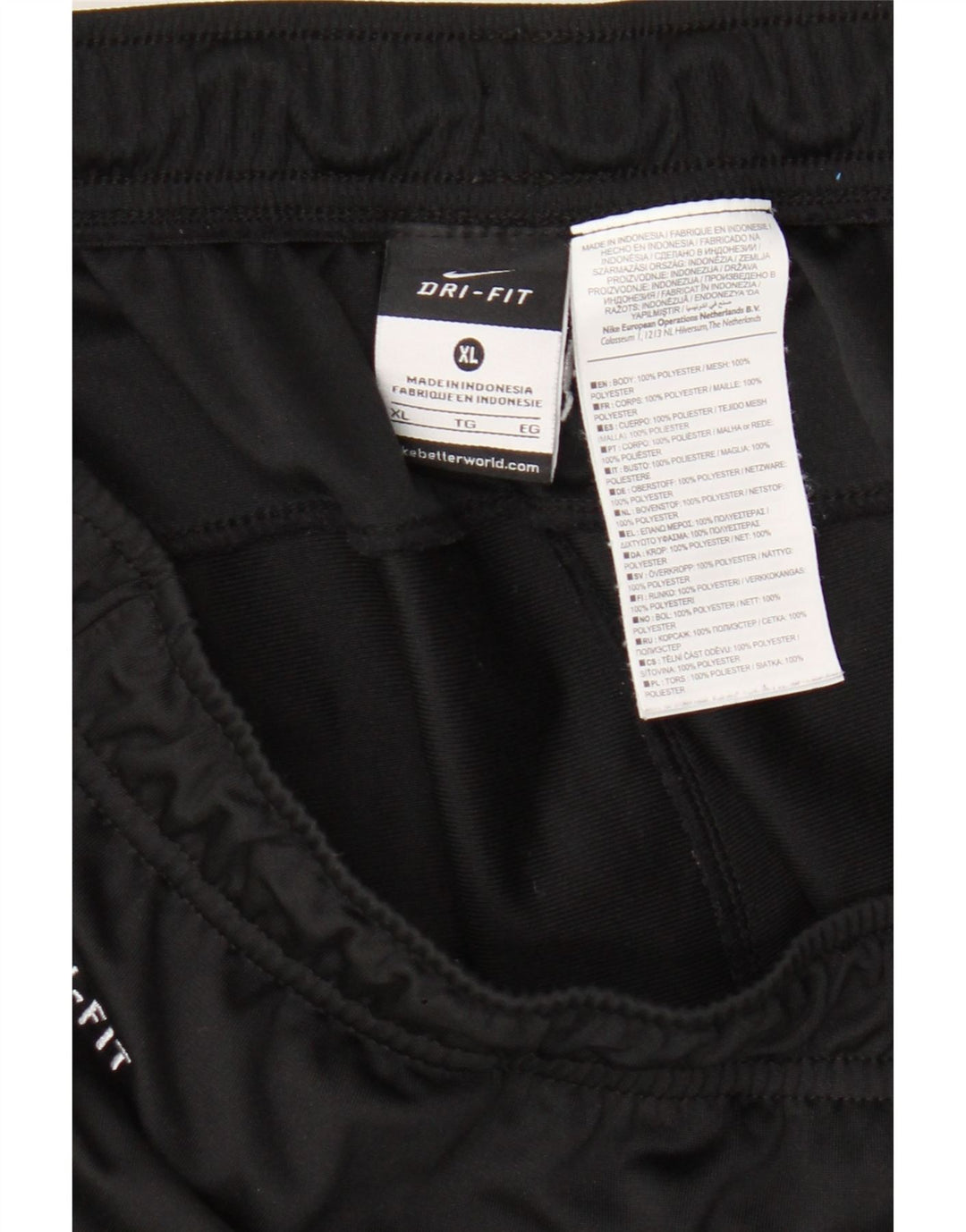 Nike Herre Dri Fit sportsshorts XL sort polyester