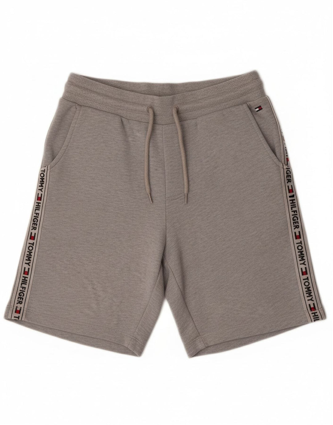 Tommy Hilfiger Herre grafiske sportsshorts mellemgrå bomuld