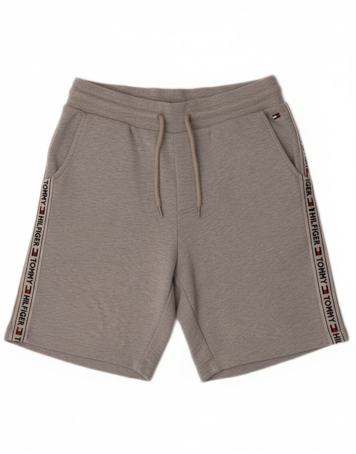 Tommy Hilfiger Herre grafiske sportsshorts mellemgrå bomuld