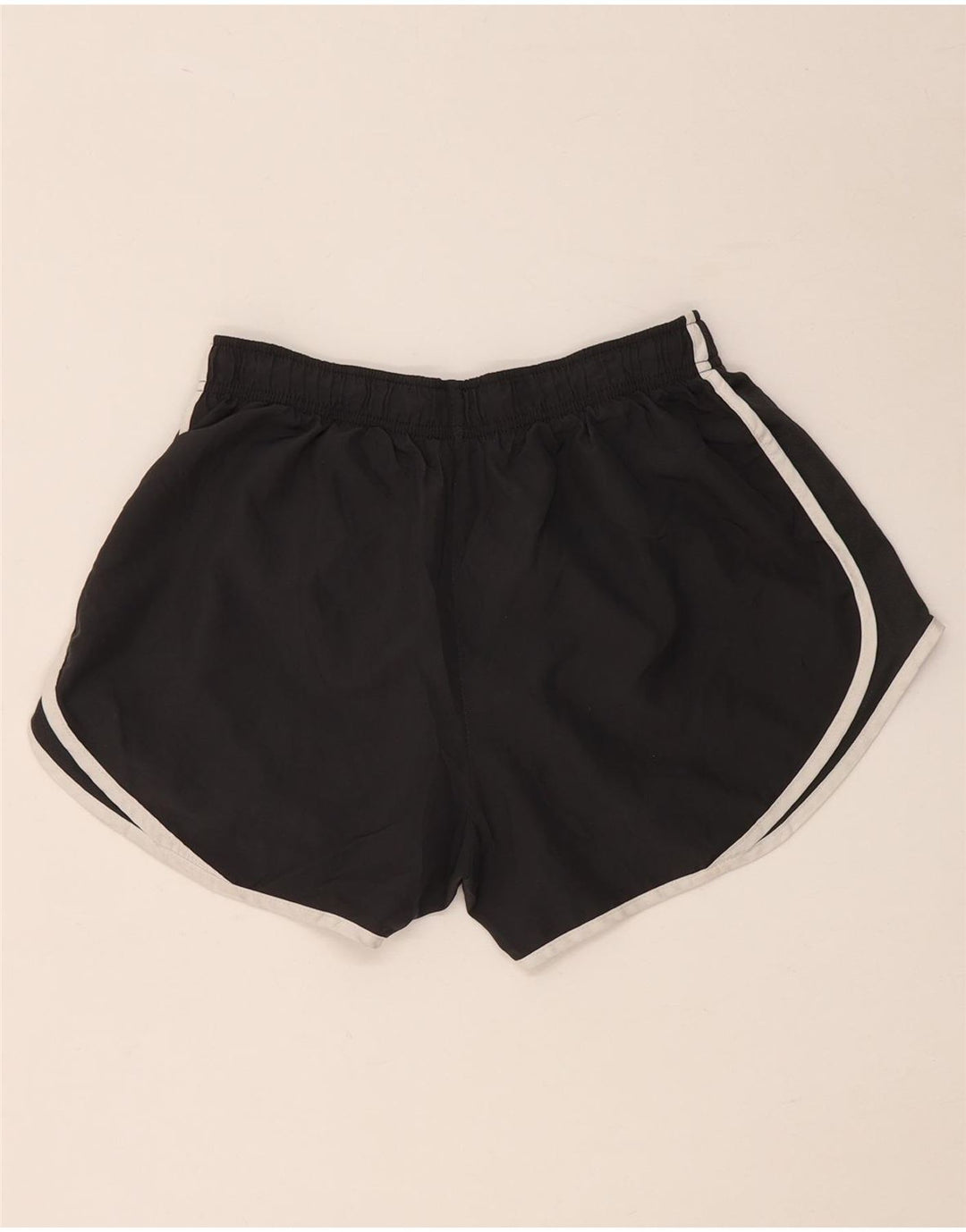 NIKE Dri Fit sportsshorts til kvinder UK 12 mellemgrå polyester