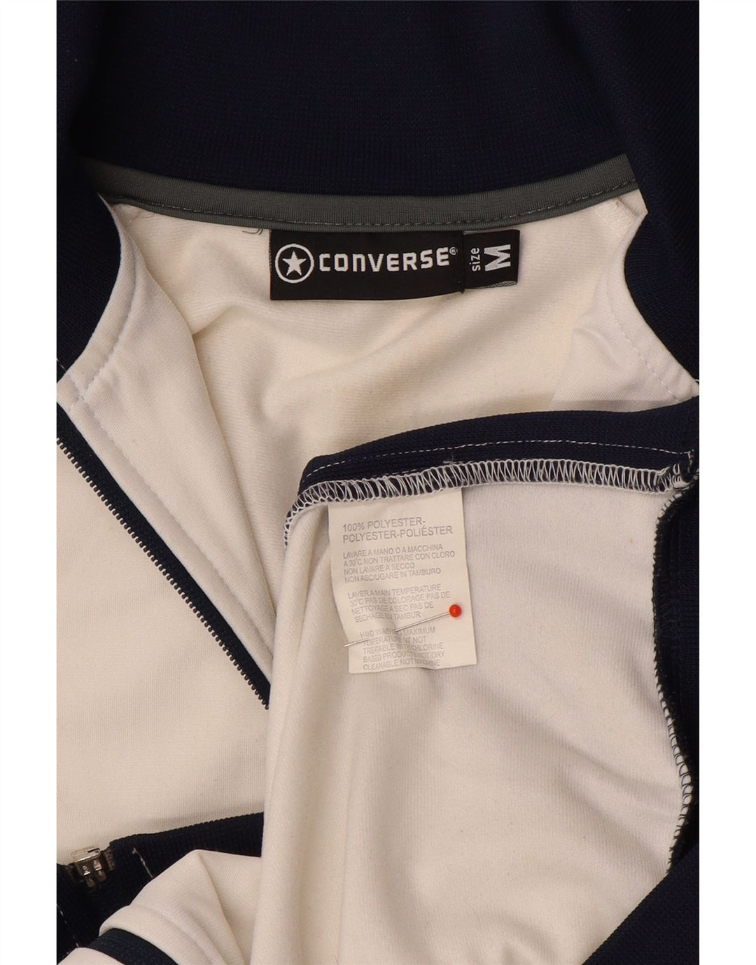 Converse Herre grafisk træningsdragt Topjakke Medium White Colourblock