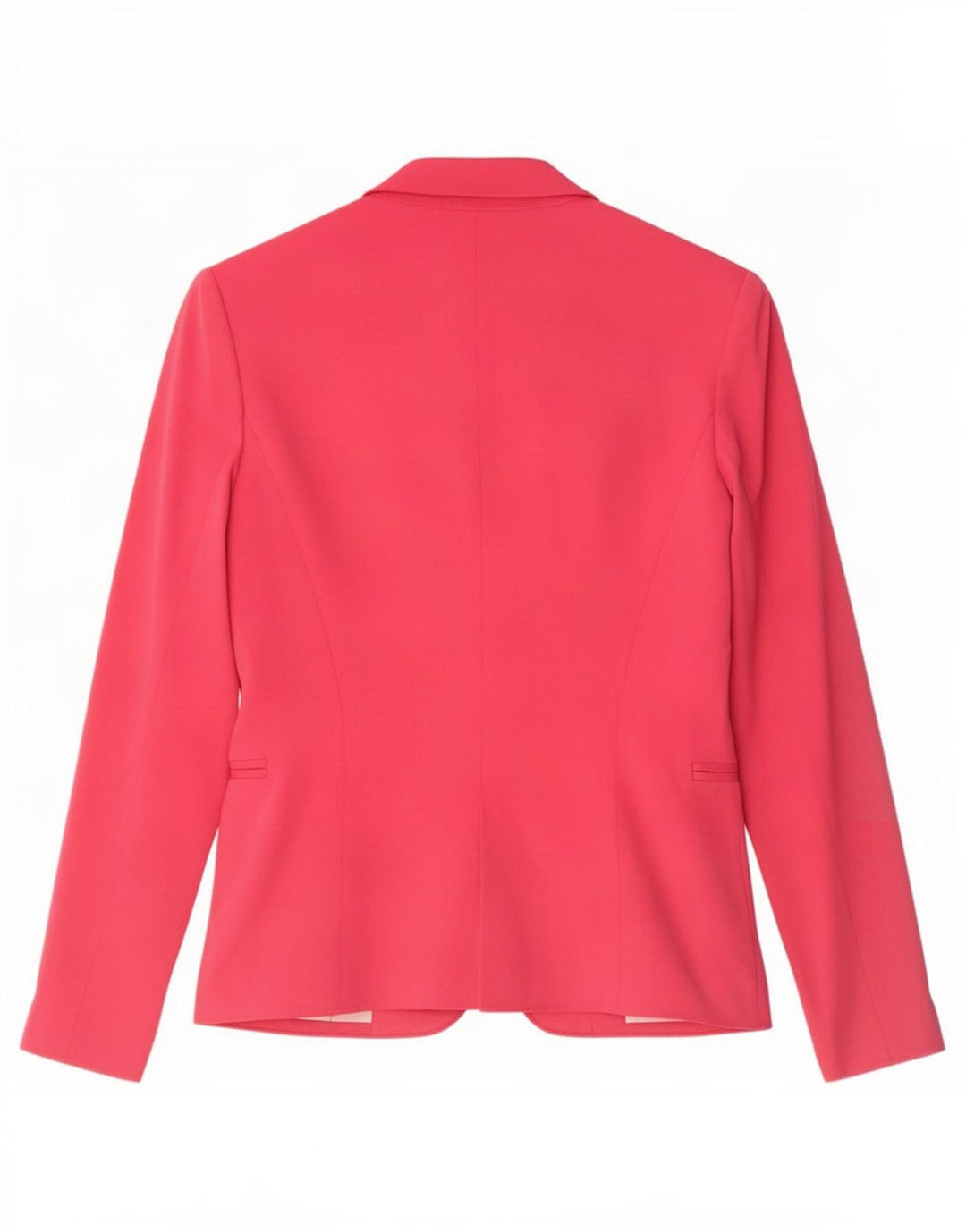 Zara Dame 1 Knap Blazer Jacket UK 10 Small Pink Viscose