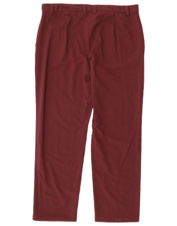 MARKS & SPENCER Lige fritidsbukser til kvinder UK 14 Large W34 L27 Brun