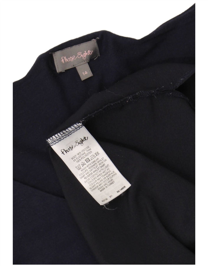 PHASE EIGHT Womens Tent Dress UK 14 Medium  Navy Blue Colourblock