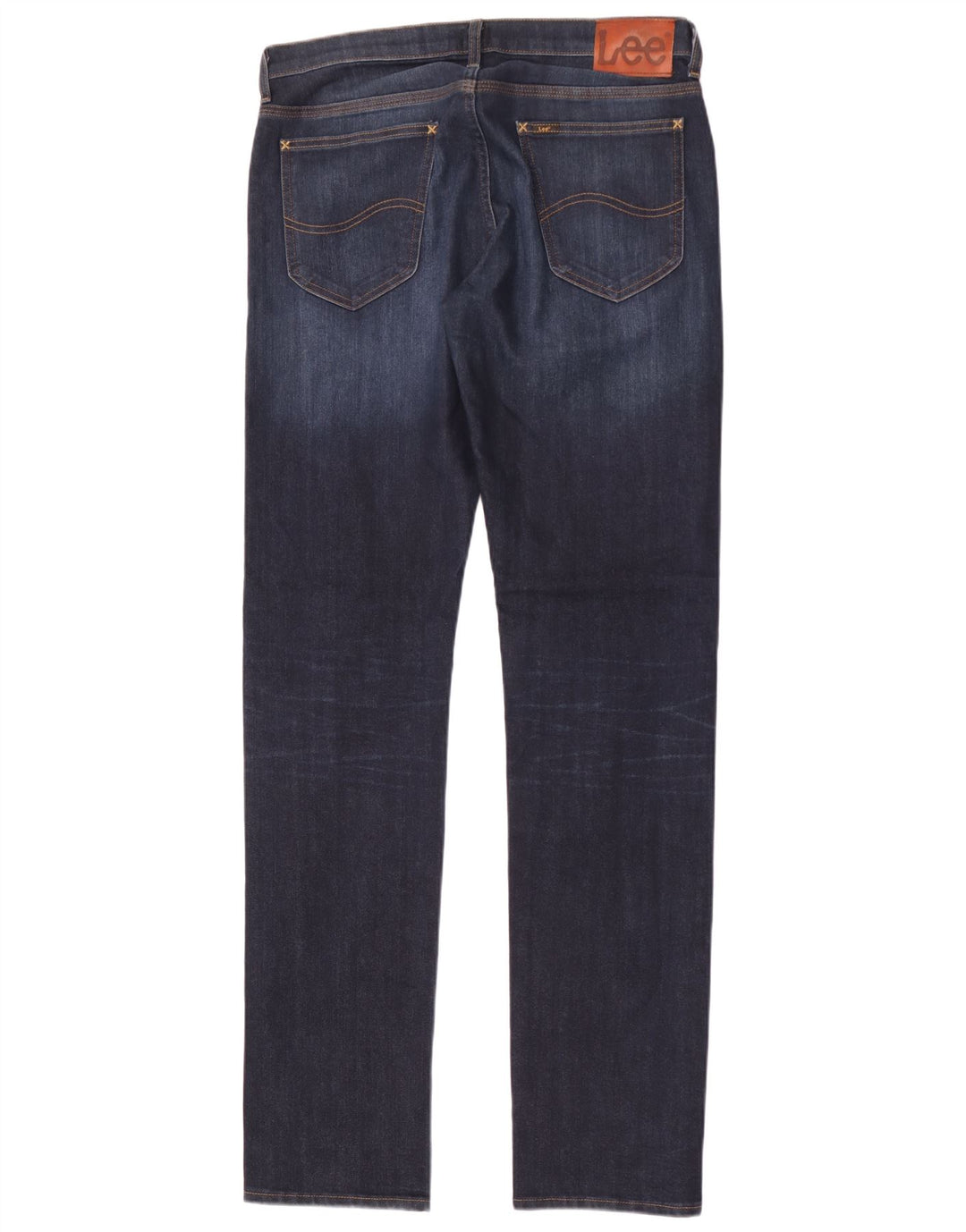 Lee Mens Daren Slim Jeans W33 L36 Marineblå Bomuld