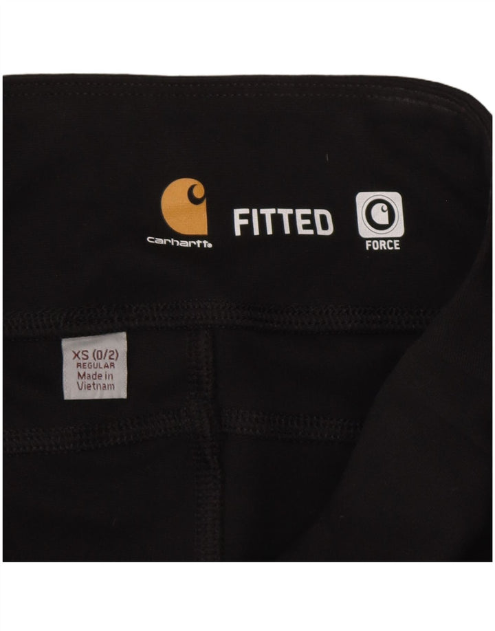 Carhartt Womens Regular Leggings US 0/2 XS Black Nylon