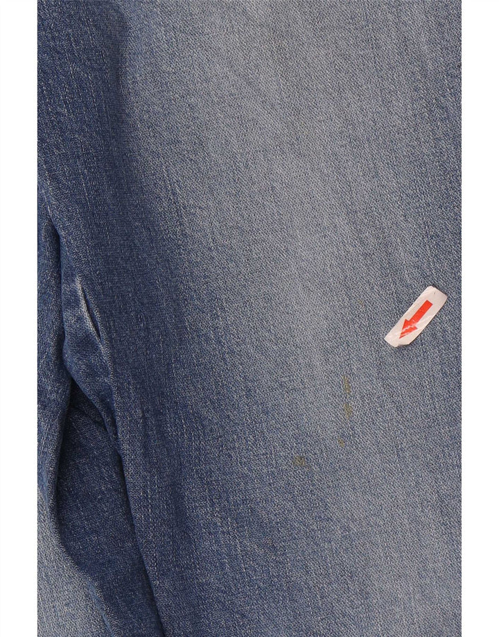 Wrangler Herre Texas Slim Jeans W36 L32 Blå Bomuld