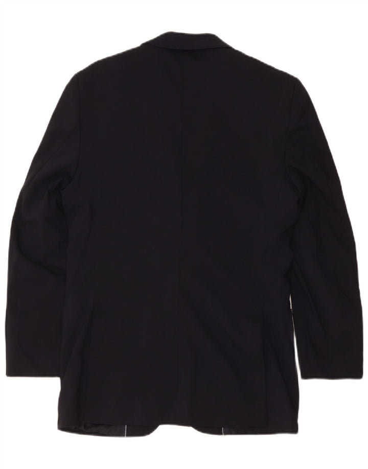 Massimo Dutti Herre 2 Button Blazer Jacket EU 46 Small Navy Blue