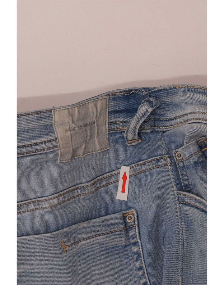 Zara Dame Slim Jeans EU 42 Large W32 L27 Blå