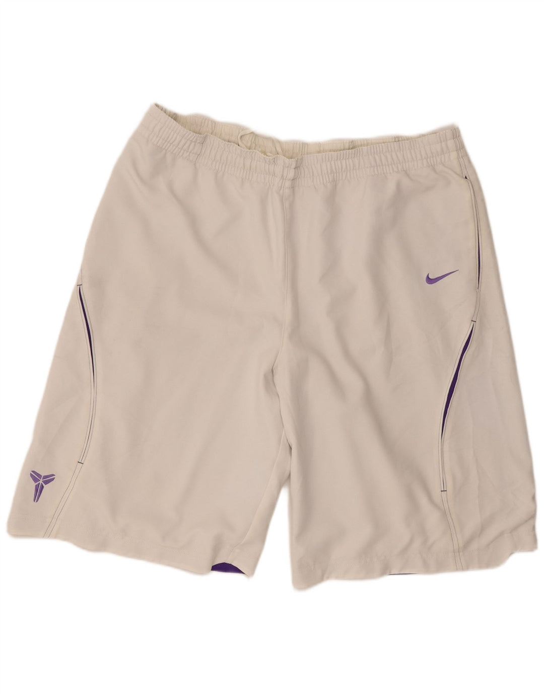 Nike Herre Dri Fit Sportshorts XL Hvid Polyester