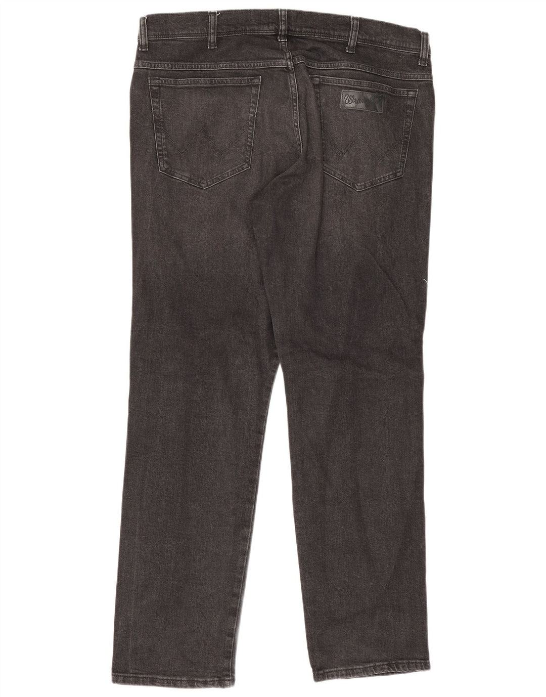 Wrangler Herre Texas Slim Jeans W38 L34 Grå Bomuld