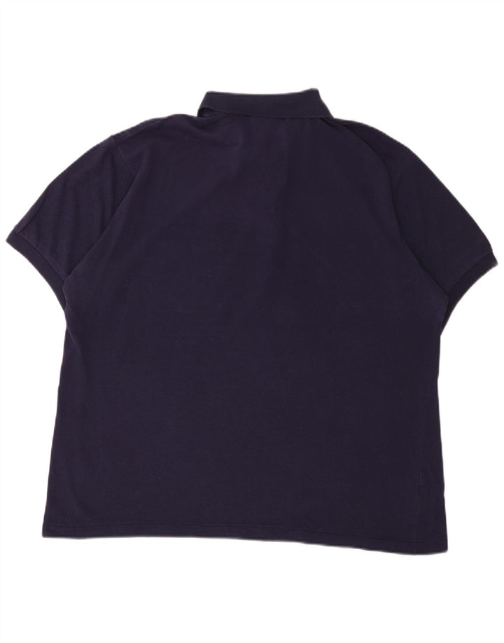 Lacoste Herre Polo Shirt Str. 5 Large Navy Blue