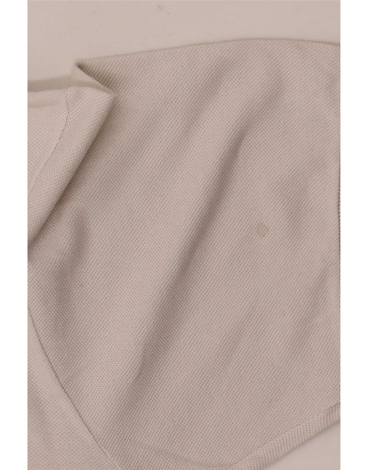 Lacoste herre poloskjorte str. 4 Medium hvid bomuld