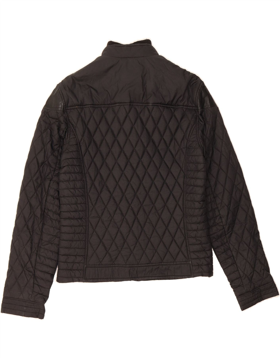 ARMANI Womens Bomber Padded Jacket UK 18 XL Black Polyamide Vintage Armani and Second-Hand Armani from Messina Hembry 