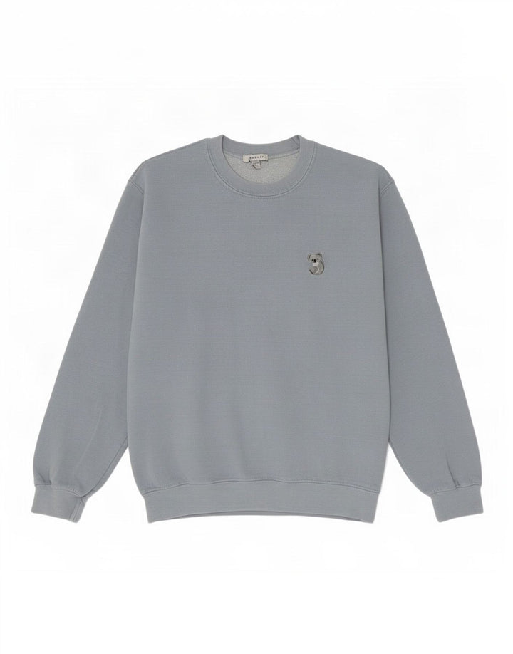 Topshop Dame Oversized Sweatshirt Jumper UK 10 Small Blue