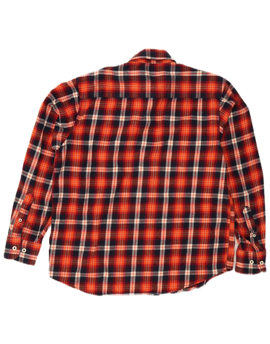 Vintage flannelskjorte til mænd, stor rød ternet