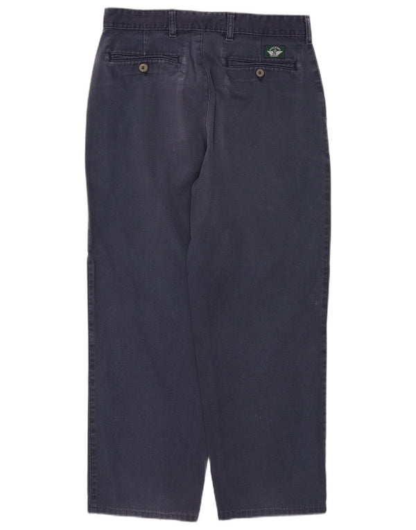 Dockers Mens Loose Fit Chino Trousers W32 L30 Navy Blue