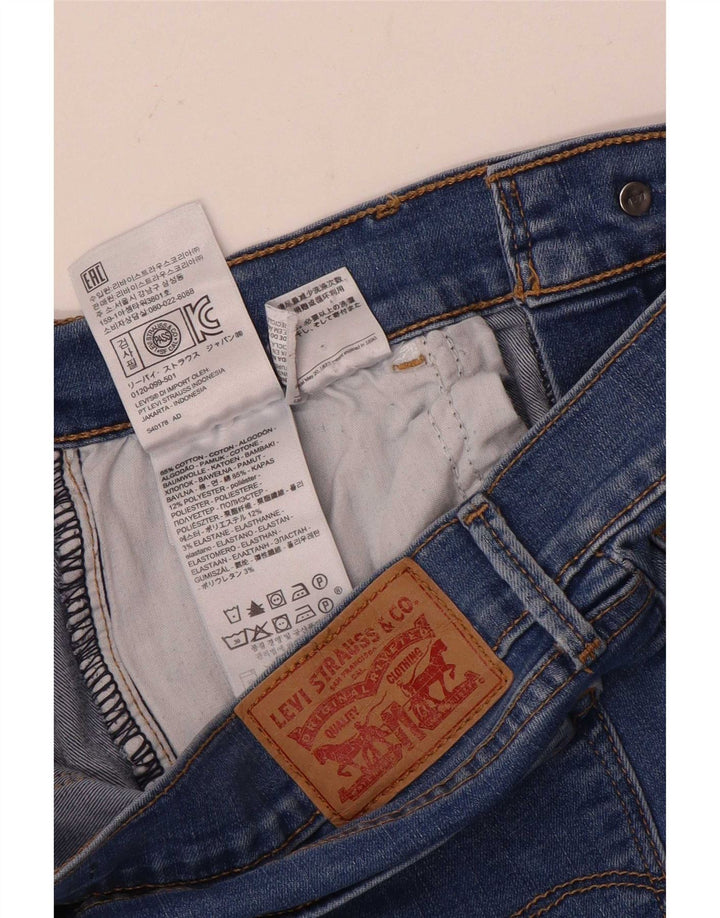 Levi's Dame 710 Super Skinny Jeans W29 L32 Blå Bomuld