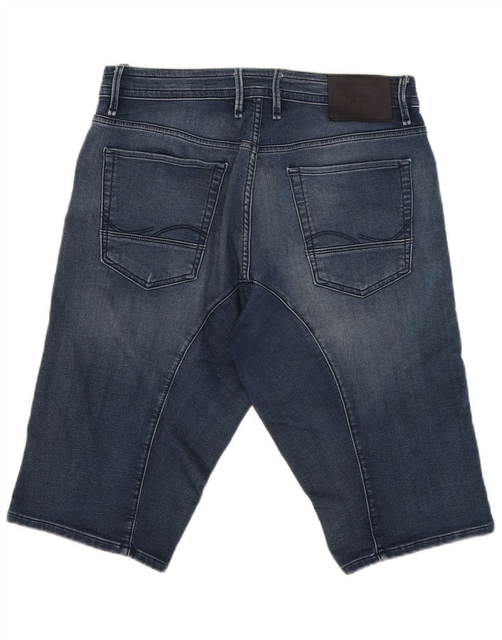 Jack & Jones Herre Loose Fit Denim Shorts Medium W32 Blå Bomuld