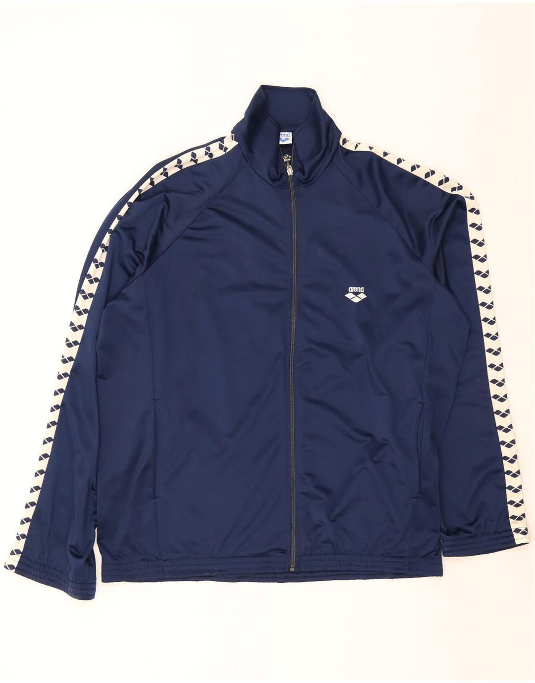 Arena Herre grafisk træningsdragt Topjakke 2XL Navy Blue Colourblock