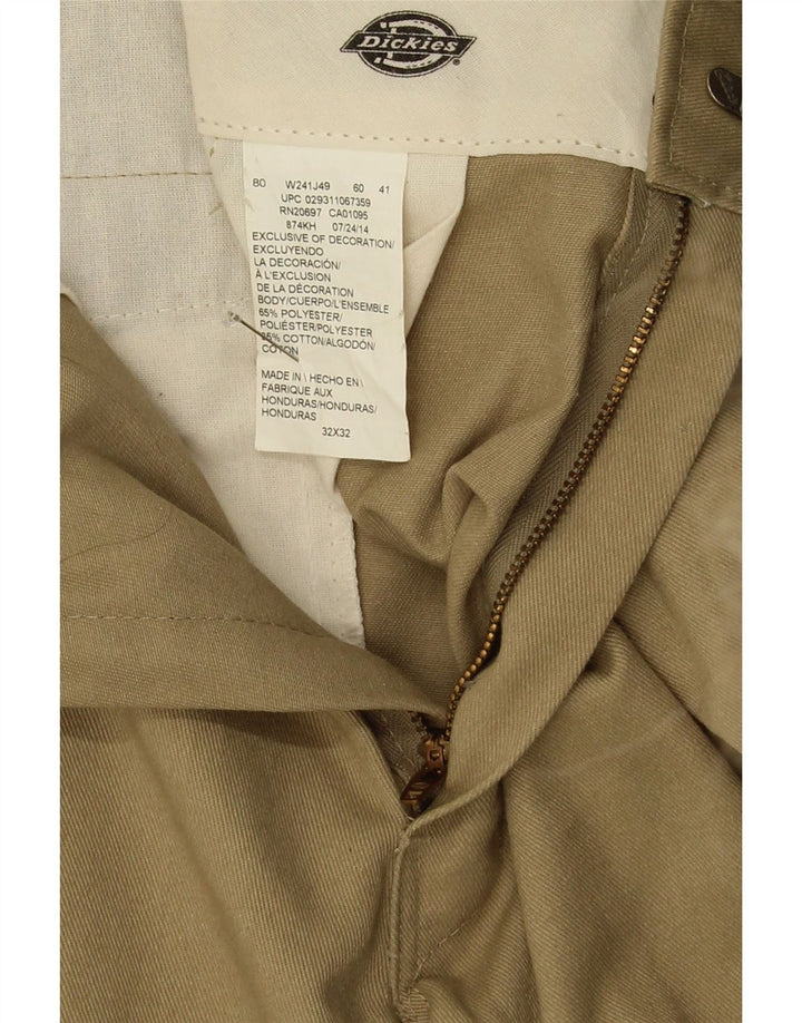 Dickies Straight Chino Bukser til mænd W32 L32 Beige Polyester