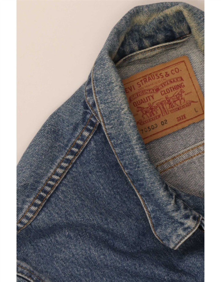 Levi's Herre denimjakke UK 40 Large Blue
